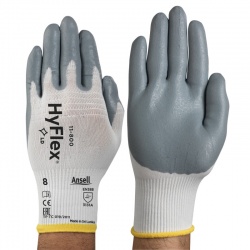 Ansell HyFlex 11-800 Palm-Coated Nitrile Foam General Use Gloves